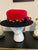 Vintage Red & Black Hat