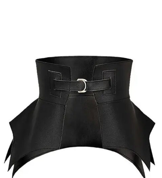Leather Obi Corset Belt - Pitch Black – Le' Diva Boutique Store