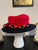 Vintage Red & Black Hat